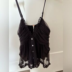 Free People Femme Fatale Tank. Size XS Color: Cocoa, Brand New With Tags